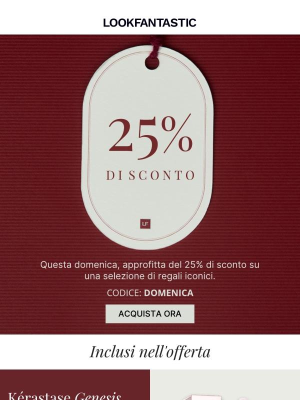 -25% | DOMENICA DI AVVENTO