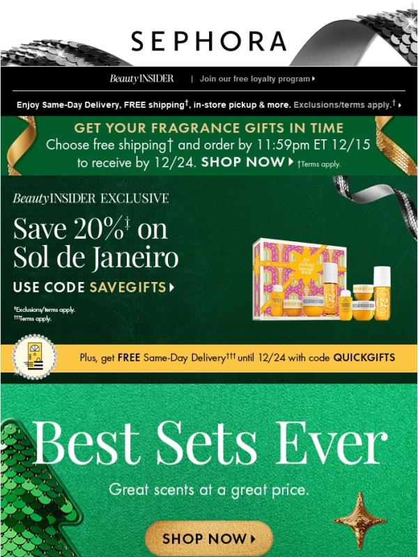 PSST! You can save on gifts now 😘