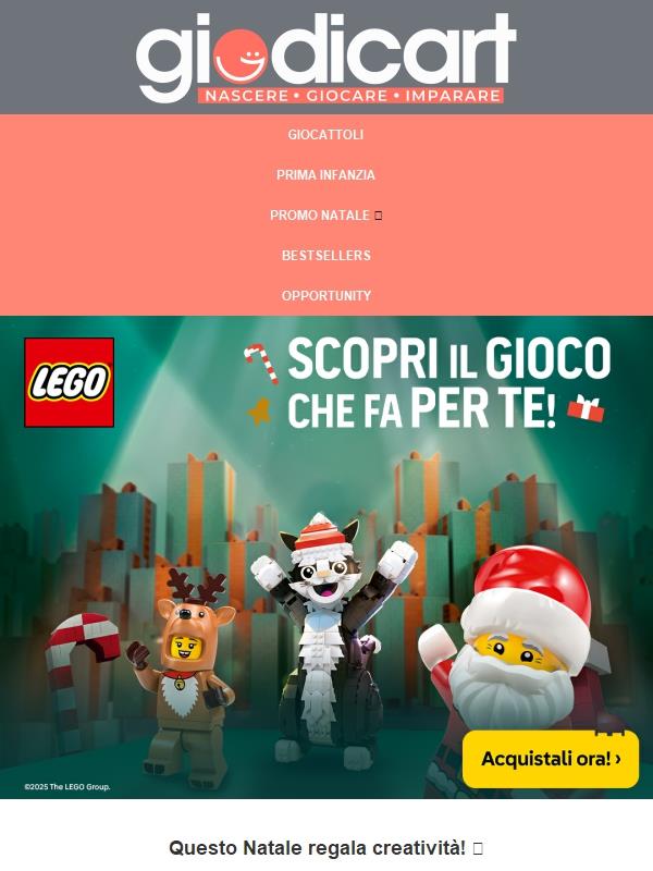 🎁 Questo Natale regala creatività con LEGO!