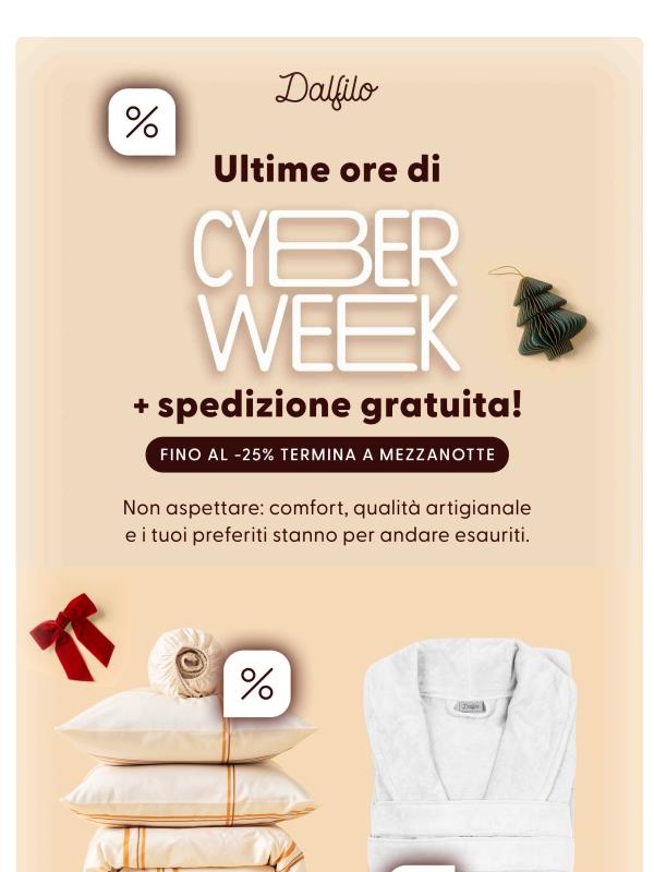 ⏰ Ultime ore di Cyber Week