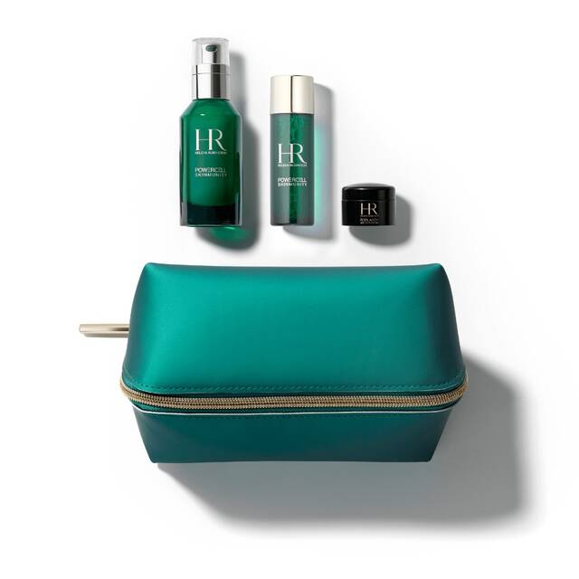 "il cofanetto DUO ANTI-AGE RINFORZANTE HR CONTIENE: - Powercell Skinmunity Serum 30ml - Replasty Age Recovery Night Cream 5ml - Powercell Essence 30ml"