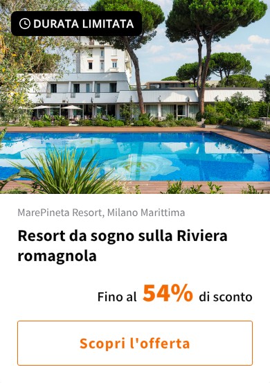 Resort da sogno sulla Riviera romagnola