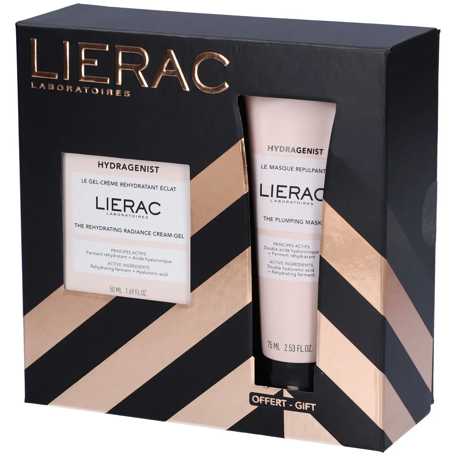 Lierac Hydra Cofanetto Regalo con Hydra Gel-Crema 50 ml + Maschera Rimpolpante 75 ml In Regalo