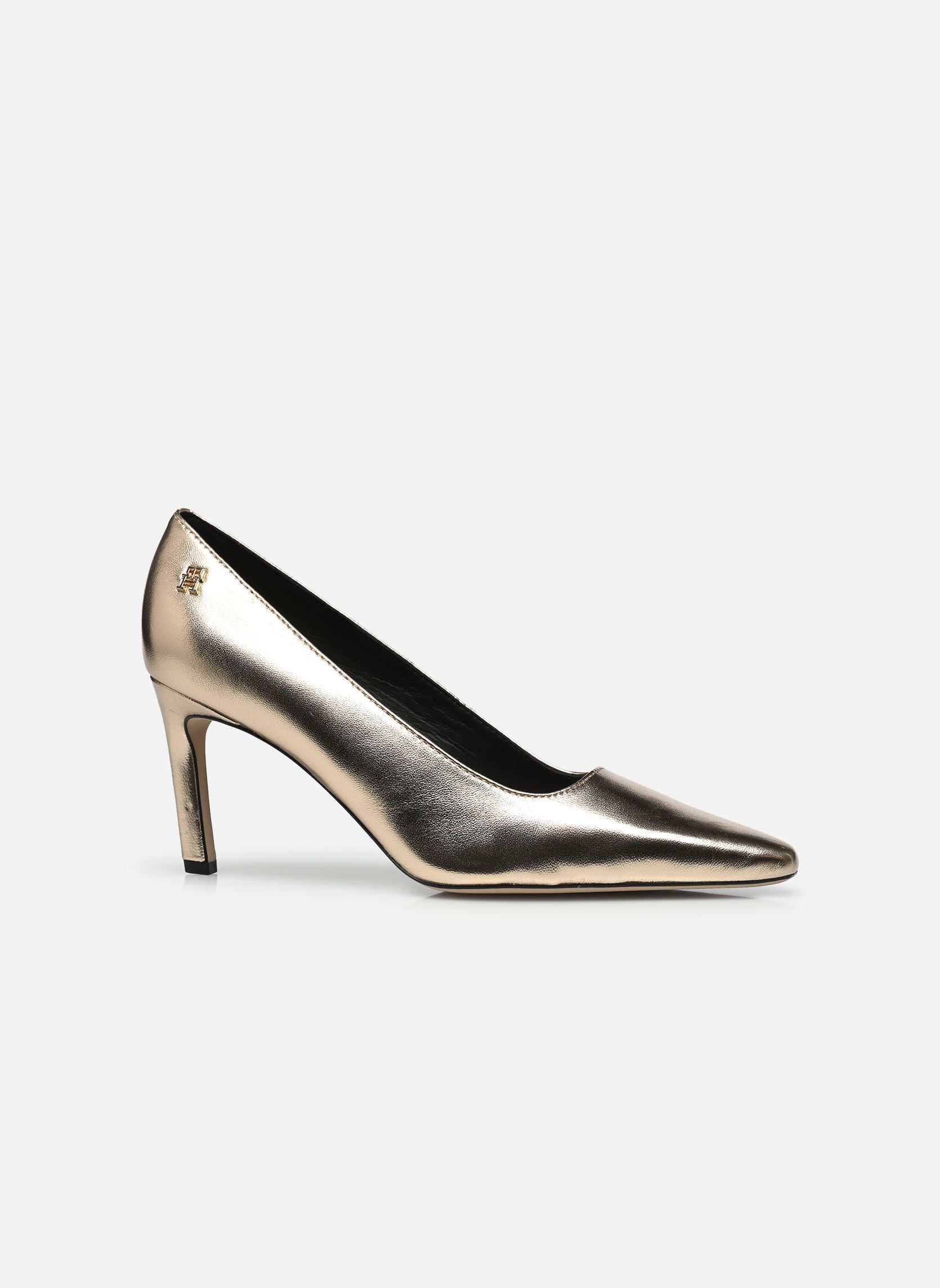 Tommy Hilfiger Zapatos de tacón TH LOGO METALLIC PUM mujer oro y bronce