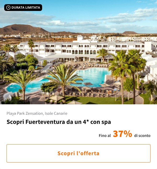 Scopri Fuerteventura da un 4* con spa
