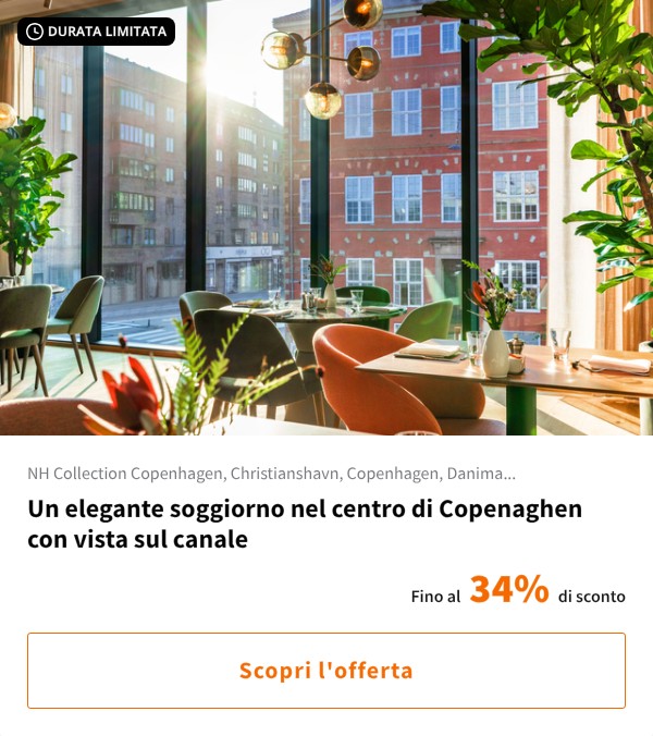 Un elegante soggiorno nel centro di Copenaghen con vista sul canale