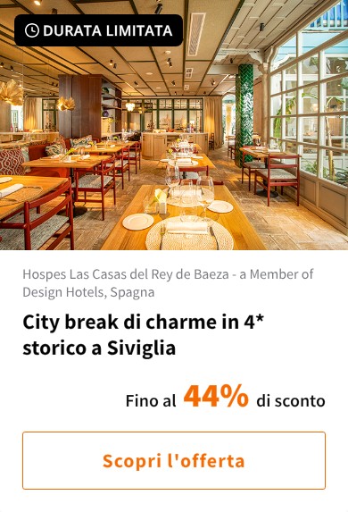 City break di charme in 4* storico a Siviglia