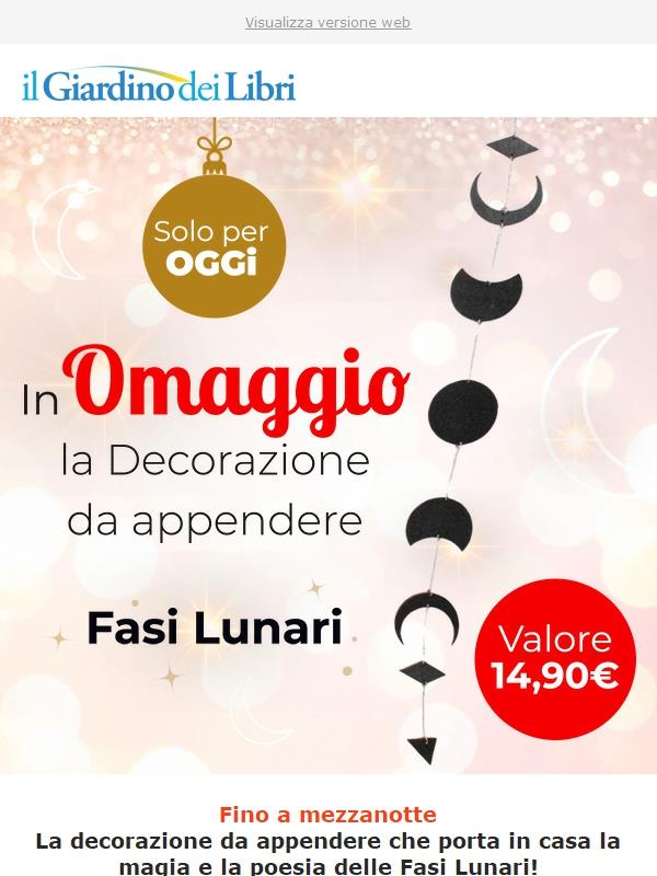 (SOLO OGGI) 🌙 Decorazione Fasi Lunari in Omaggio | Valore 14,90€