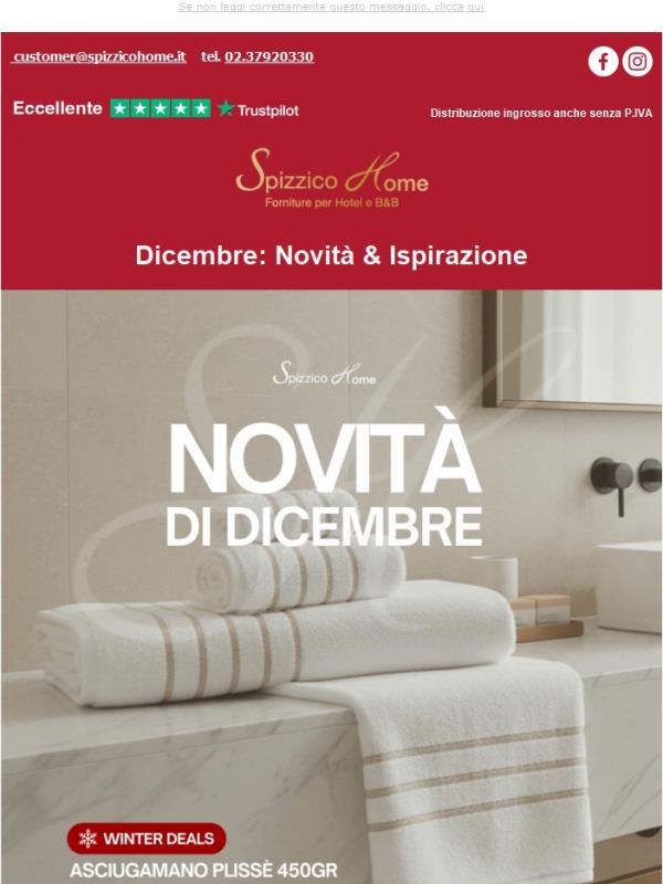 Le novità di Dicembre che stavi aspettando✨ su spizzicohome.it
