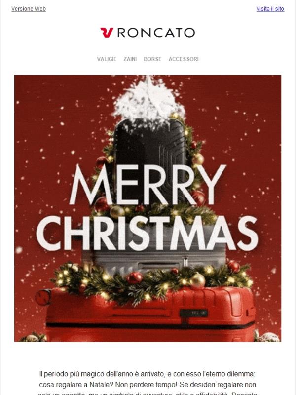 Regala Roncato questo Natale! 🎁