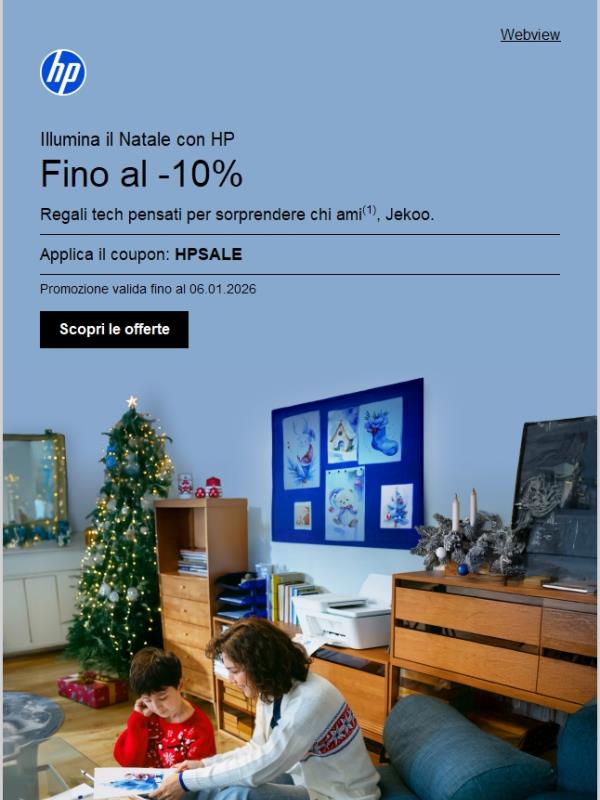 Illumina il Natale con HP