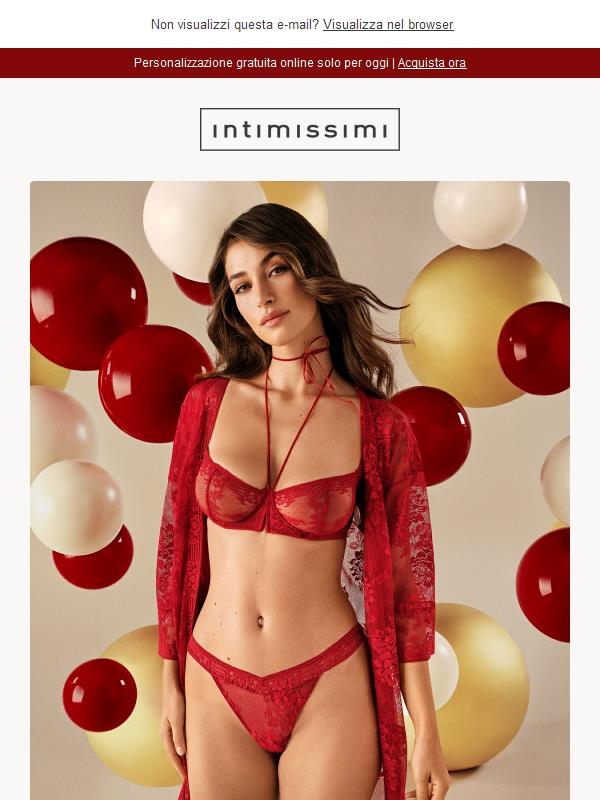 Personalizzazione gratuita, solo per oggi!