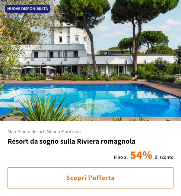 Resort da sogno sulla Riviera romagnola