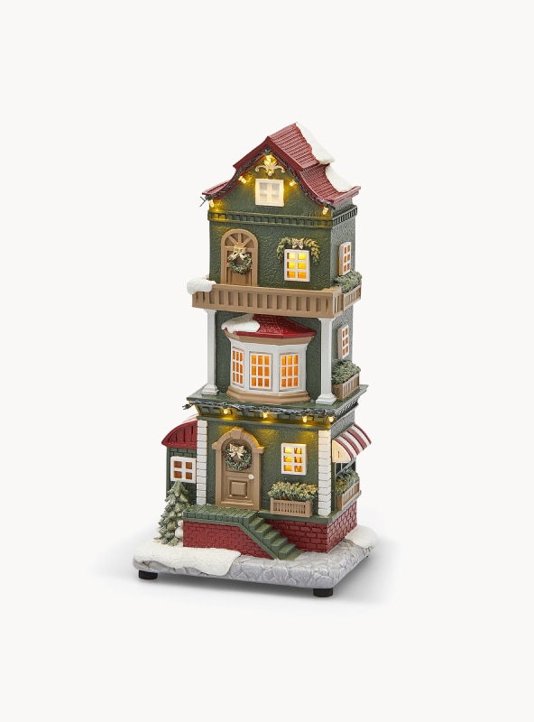 Decoro casetta con luci