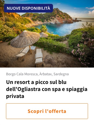 Un resort a picco sul blu dell&#x27;Ogliastra con spa e spiaggia privata