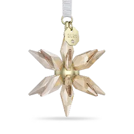 Decorazione in cristallo 3D in tonalità oro