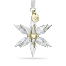 Decorazione in cristallo 3D bianca