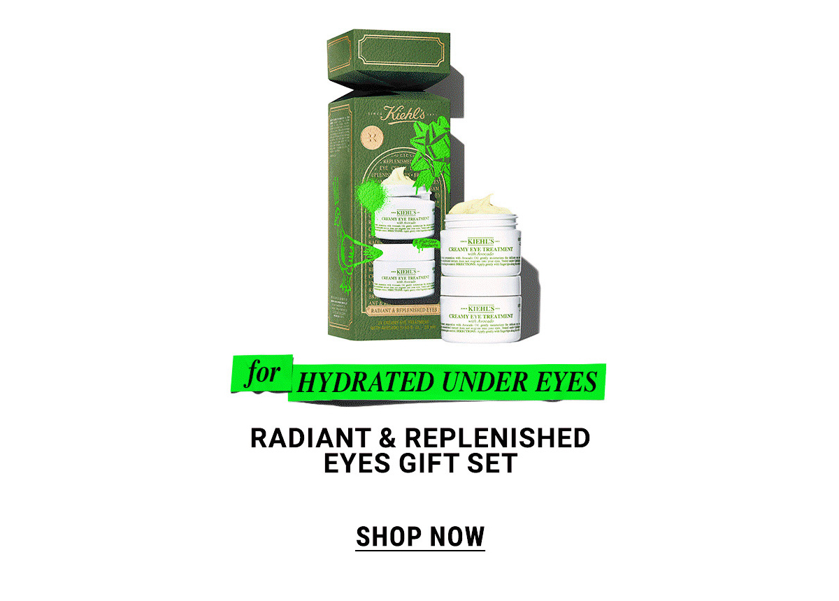 Radiant and replenished eyes gift set