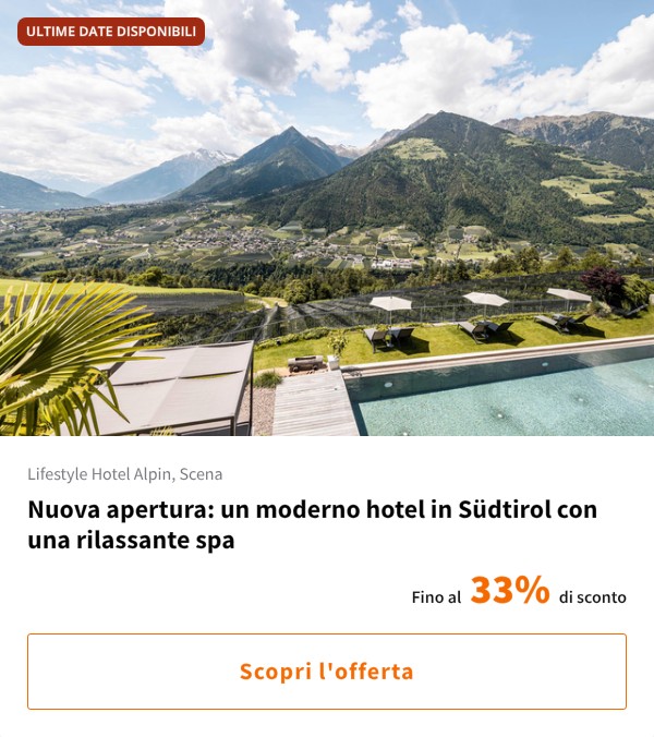 Nuova apertura: un moderno hotel in Südtirol con una rilassante spa