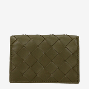 Bottega Veneta Document Holders Women Leather Green/Olive