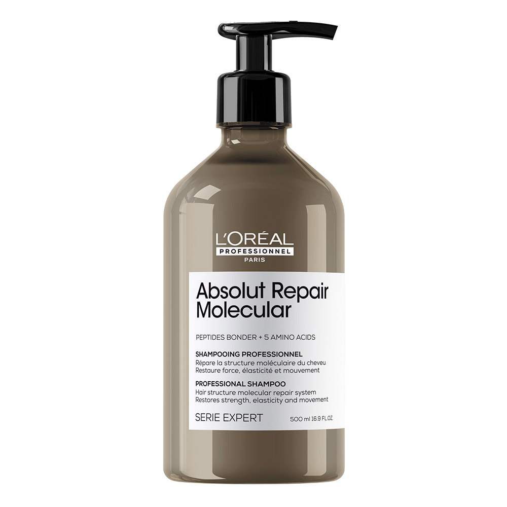 Image of L'Oreal Professionnel Paris Serie Expert Absolut Repair Molecular Shampoo 500ml - shampoo riparatore