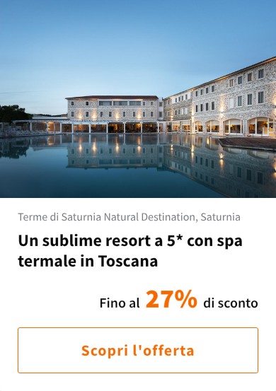 Un sublime resort a 5* con spa termale in Toscana