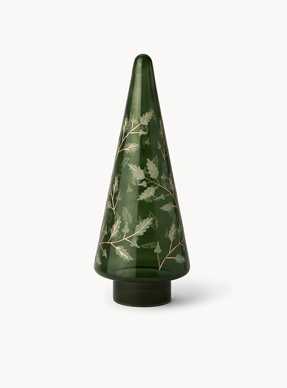 Decorazione a forma di albero in vetro