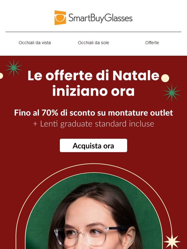 Sconti di Natale fino al 70%