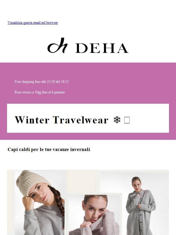 Winter Travelwear: capi caldi per le tue vacanze!