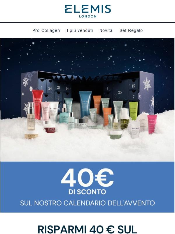 Risparmi 40 € sul calendario dell’Avvento