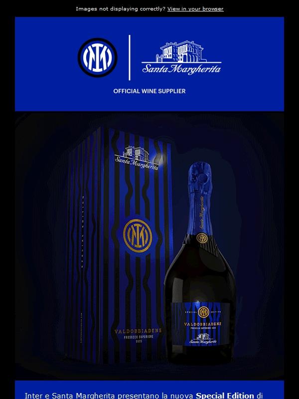 Inter e Santa Margherita presentano la nuova Special Edition 2025/26  🖤💙🍾