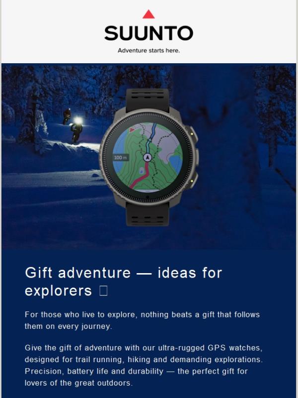 Gift adventure — ideas for explorers 🎄