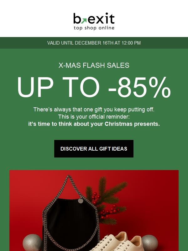 ⏰ If you haven’t done it yet… it’s time to start thinking about gifts!