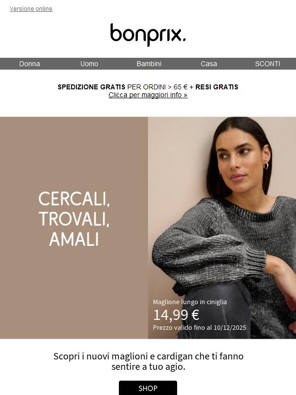 Nuovi maglioni da amare 😊