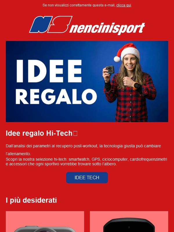 Regali tech per sportivi veri 🎅🏻