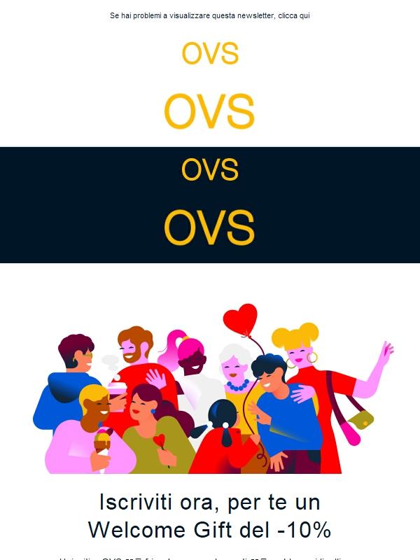 Iscriviti a OVS ❤️ friends, dove gli amici si premiano!