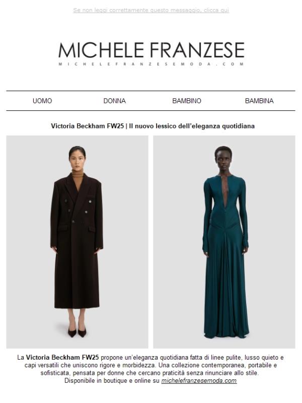 Victoria Beckham FW25 | Il nuovo lessico dell’eleganza quotidiana💫