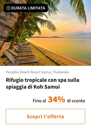 Rifugio tropicale con spa sulla spiaggia di Koh Samui