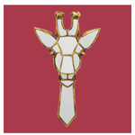 Decorazione da parete Giraffe Mirror