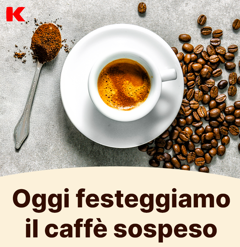 Oggi festeggiamo il caffè sospeso