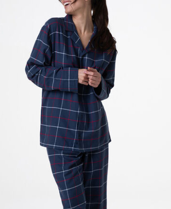 lookbook pigiama unisex quadri