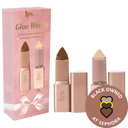 Mini Glow Worthy Light Bronzer and Highlighter 2-Piece Set