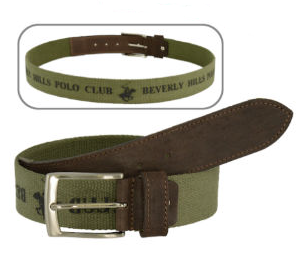 Cintura Beverly Hills Polo Club CINTURE BH-65/35 Verde