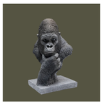 Oggetto decorativo Thinking Gorilla Head