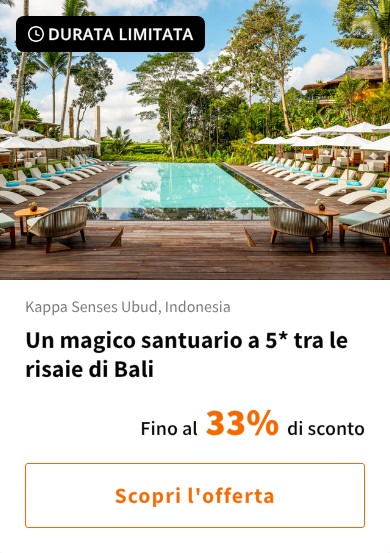 Un magico santuario a 5* tra le risaie di Bali