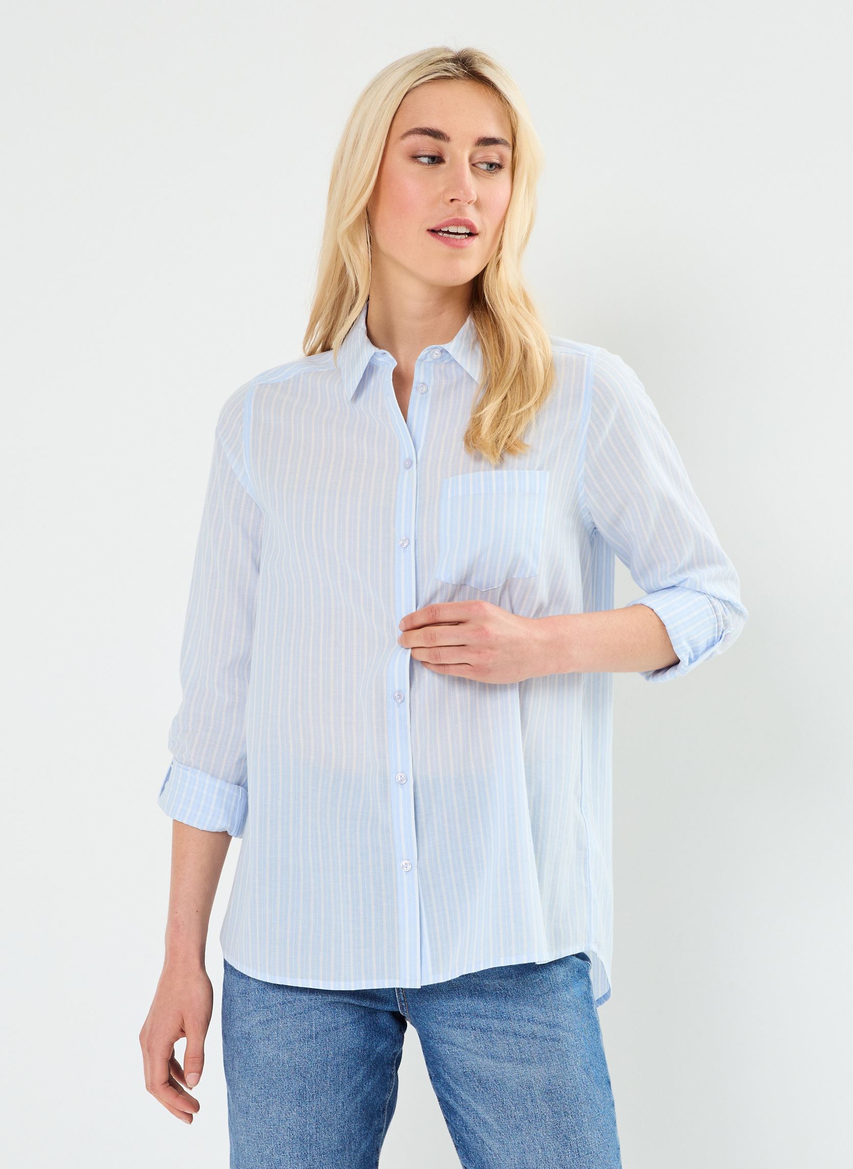 Georgia Rose Camicie a maniche lunghe Camicia a righe - CLIVIA-RAYE donna blu