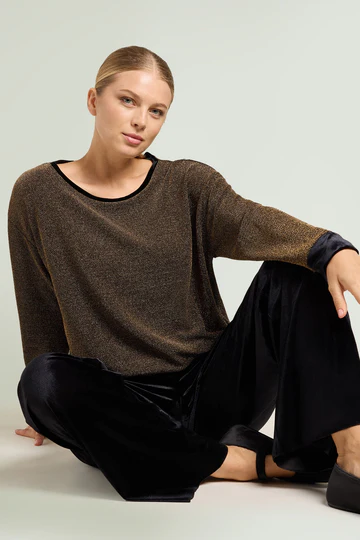 FELPA IN JERSEY LUREX