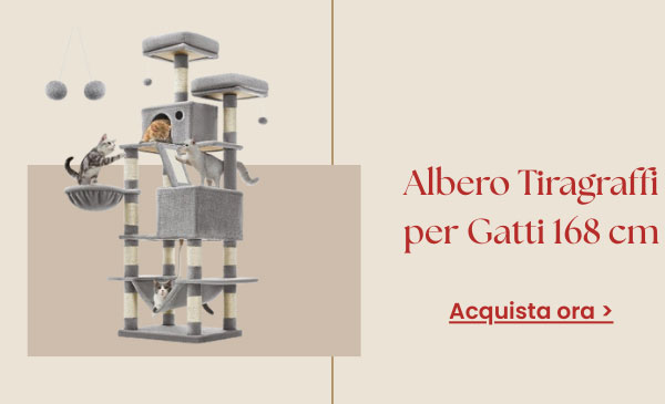 Albero Tiragraffi per Gatti 168 cm