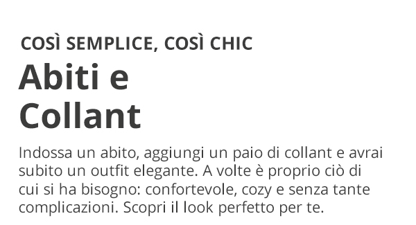 Abiti e Collant