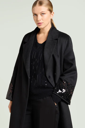 CAPPOTTO DOUBLE RICAMATO
